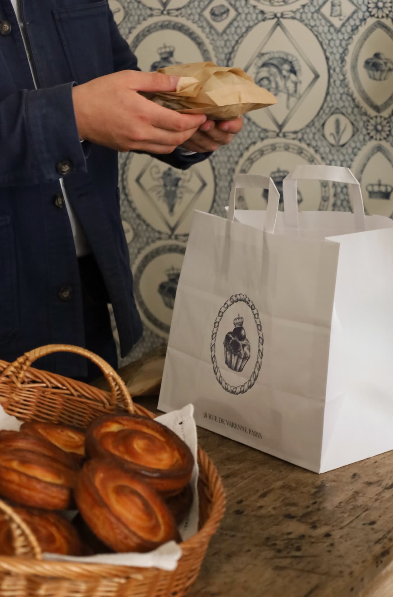 Sac papier Briochette garni de brioches